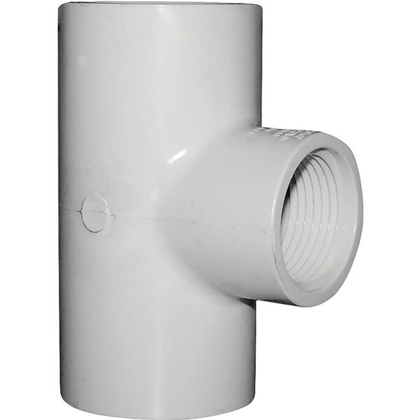 Ipex 1 1/4INX1IN PVC SCH40 RED T SOCXSOCXFPT 402168 - main