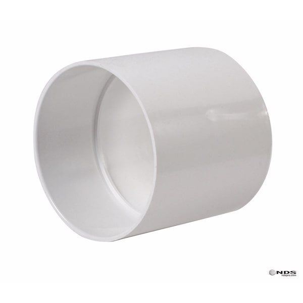 Plastic Trends NDS Schedule 35 6 in. Hub each X 6 in. D Hub in. PVC Coupling 1 pk 6P05 - main