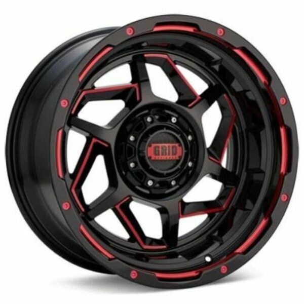 Hard Top D21635E287 20 x 10 in. 6 x 135 mm Bolt Pattern Accent Wheels HA2434946 - main