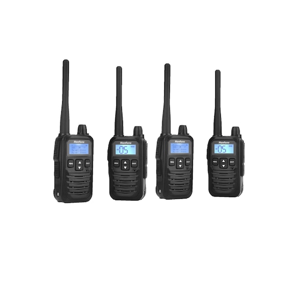 Nanfone Two Way Radio w/ Bluetooth, UHF 2W, 400-470 MHz, 4PK NF-781D (4 Pack) - main