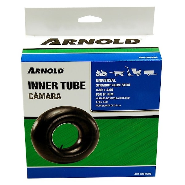 Arnold Wheelbarrow Inner Tube, 16 in, For 8 in Rim, 480 x 4 in Tire 490-328-0006 - main