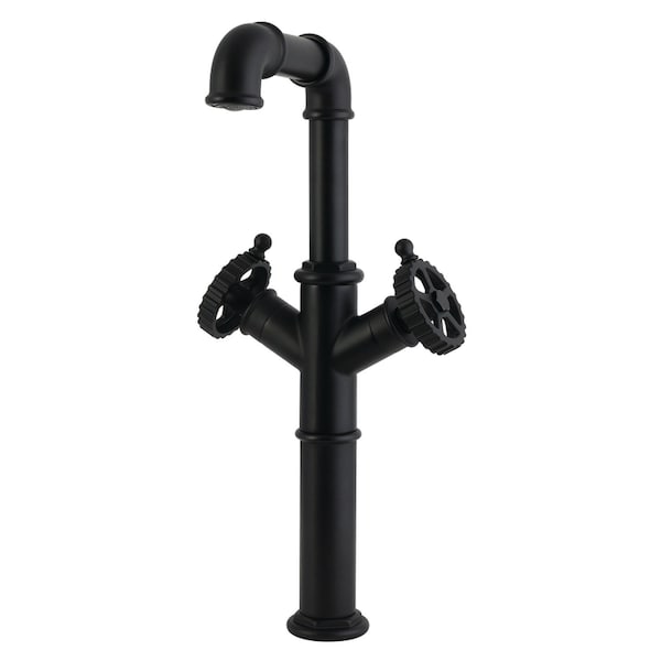 Kingston Brass Double-Handle Vessel Sink Faucet, Matte Black LS6600CG - main