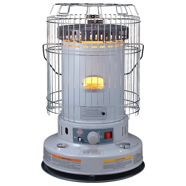 Kero World KW-24G Portable Heater, 23,800 Btu, 1000 sq-ft Heating Area, Gray KW24H - main