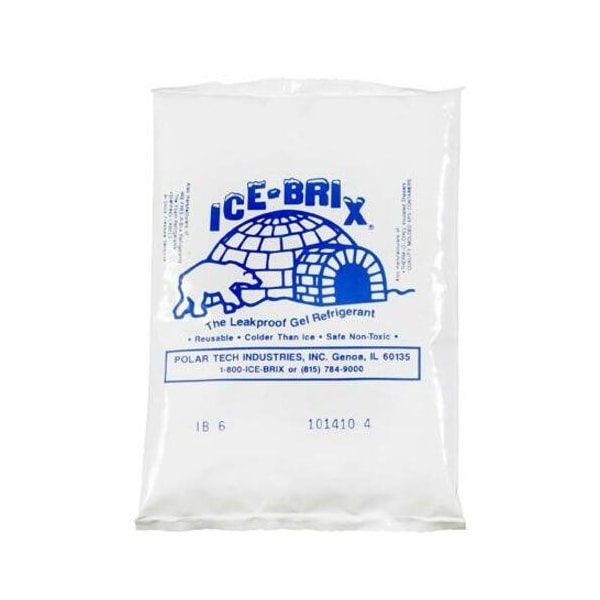 Ice-Brix Ice-Brix Cold Packs, 5-1/2" x 4" x 3/4", White, 48/Case IB6BPD - main