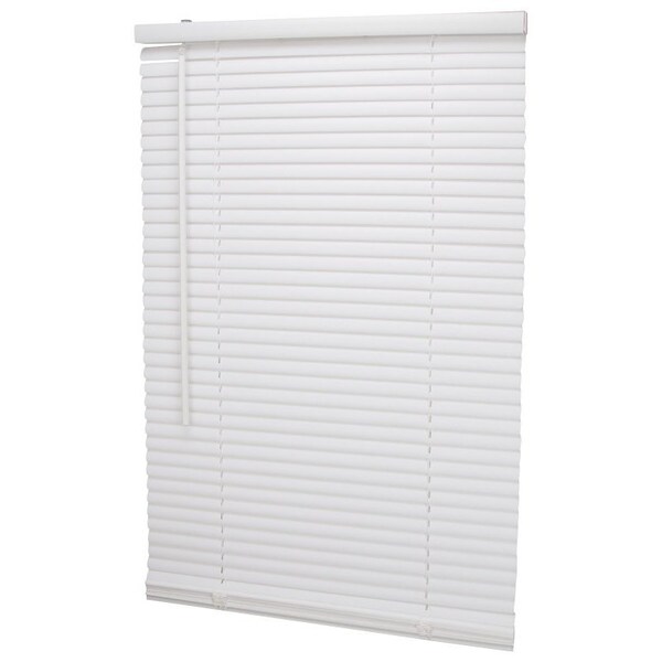 Simple Spaces Blind, 64 in L, 23 in W, Vinyl, White PVCMB-1A - main