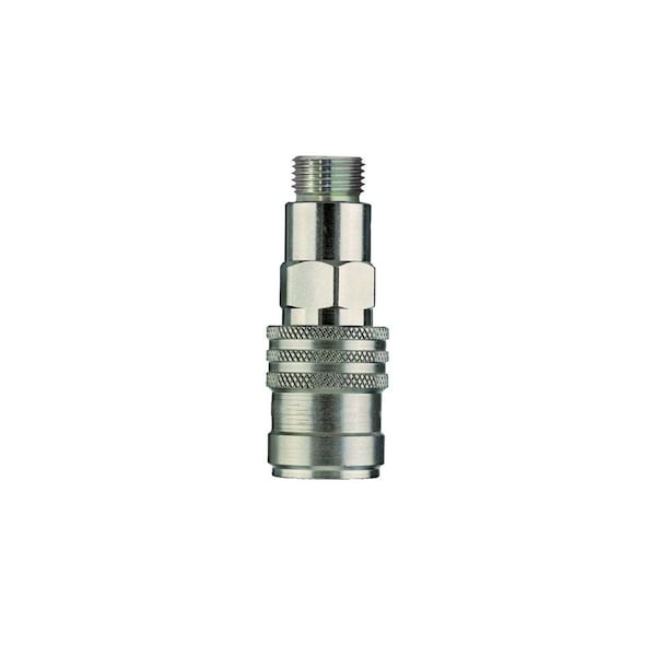 Chicago Pneumatic Safety Coupling, M076E, 1/4 in, Male, BSP 6158111700 - main