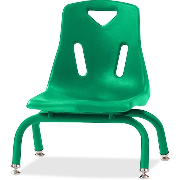 Jonti-Craft Berries Stacking Chair with Powder-Coated Legs, 8 in. Ht, Green 8118JC1119 - main