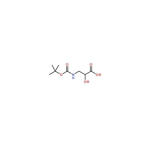 Ak Scientific 3-((tert-Butoxycarbonyl)amino)-2-hydroxypropanoic acid (5g), CAS 218916-64-4 1086AB-5g - main