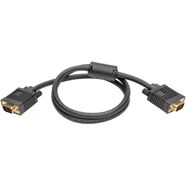 Tripp Lite by Eaton 3ft VGA Coax Monitor Cable with RGB High Resolution HD15 M/M 3' P502-003 - main