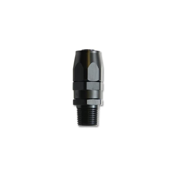 Superjock 26007 0.5 in. NPT Pipe Thread 10AN Male Straight Hose End Fitting SU3567406 - main