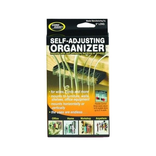Cordaway Cord Organizer 6" Wide with 8 Flexi, PK6 200CS - main
