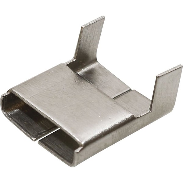 Encore Packaging 5/8in Wing Seals - Stainless Steel, 100PK S58WS02-100 - main