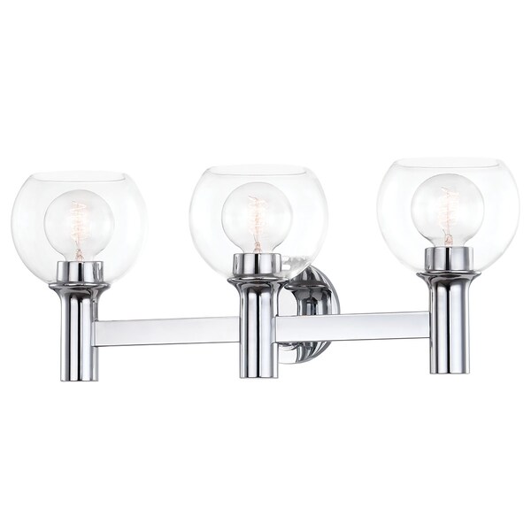 Mitzi Leslie 3 Light Bath And Vanity 15.25 In. Polished Chrome H543303-PC - main