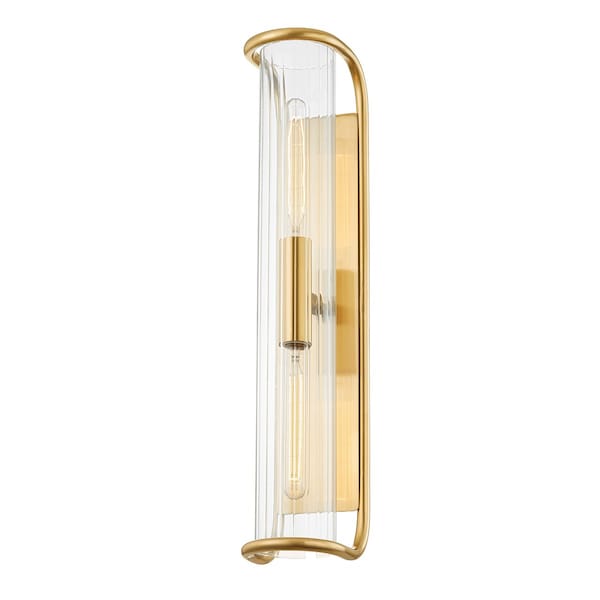 Hudson Valley Lighting Fillmore 2 Light Wall Sconce 5.5 In. Aged Brass 8926-AGB - main