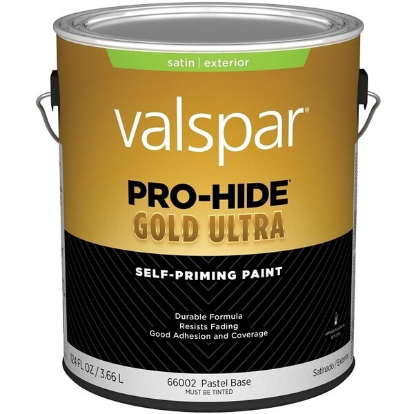 Valspar Pro-Hide Gold Ultra 6600 Latex Paint, Acrylic Base, Satin Sheen, Pastel Base, 1 gal 028.0066002.007 - main