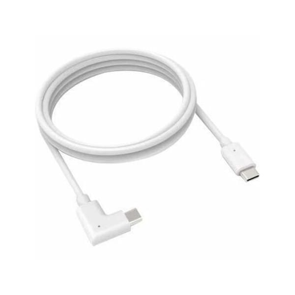 Compulocks 6ft Charge & Data USB-C to USB-C 90-Degree Cable Right Angle White 6FTALLUSBC - main