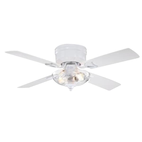 Westinghouse Hadley Series Indoor Ceiling Fan, White Housing, Gray Teak/White Blade, 42 in Sweep, MDF Blade 7311300 - main