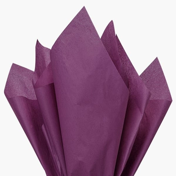 Nashville Wraps Plum Color Tissue Paper, 20x30, 24 Soft Fold Sheets, 24PK CTQPL - main