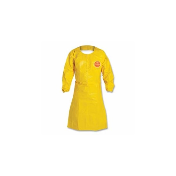 Dupont Tychem QC Apron with Long Sleeves One Size, Yellow, 12PK 251-QC278B-00 - main