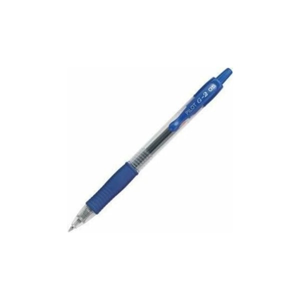 Pilot Pilot G2 Gel Retractable Rollerball Pen, Extra Fine, 0.5mm, Blue Ink, Dozen 31003 - main