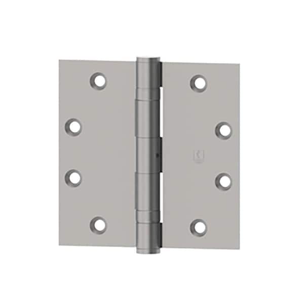 Hager Full Mortise Ball Bearing Hinge, Standard Weight, 4-1/2in by 4-1/2in, Stainless Steel, 5 Knuckle, 8 BB1191 4-1/2X4-1/2 32D ETW8 - main