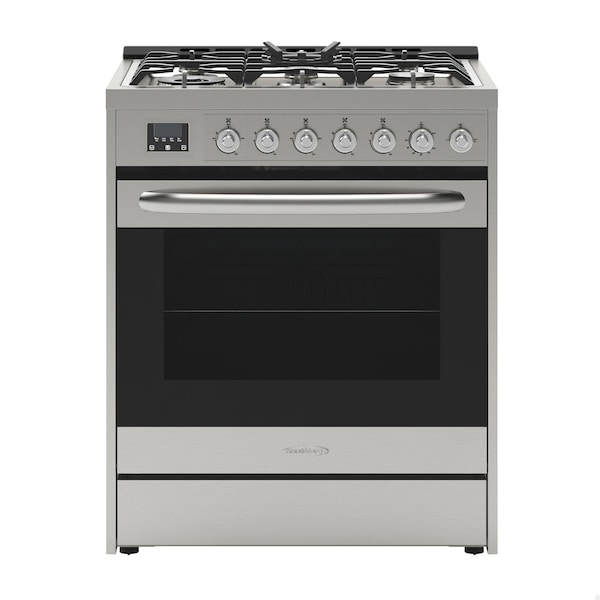 Koolmore 30 in. Stainless-Steel Professional Gas Range, . KM-FR30G-SS - main