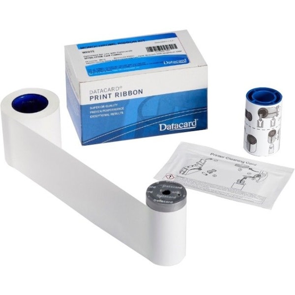 Entrust Monochrome Ribbon Kit, White 532000-004 - main