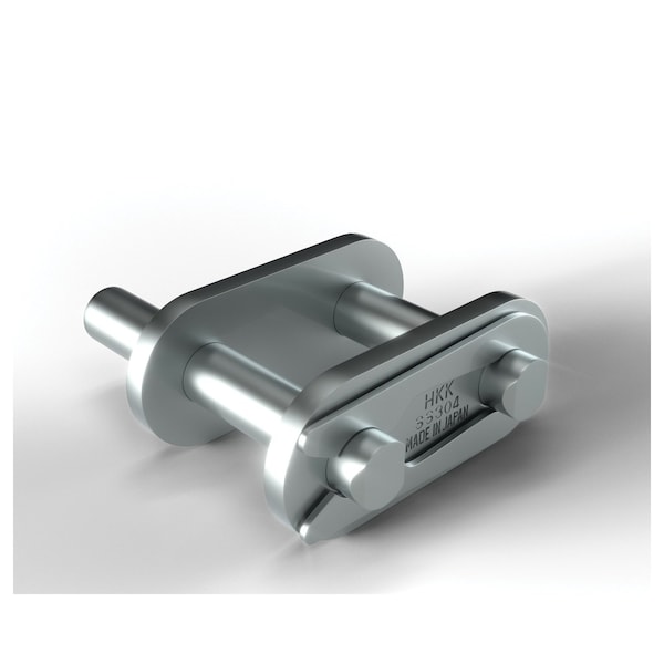 Hkk Chain D-1 Attachment Spring Clip Connecting Link, #40 chain, 1-1/4 P, 0.2 Dia Pin, 304 SS SR050SCLD1 - main