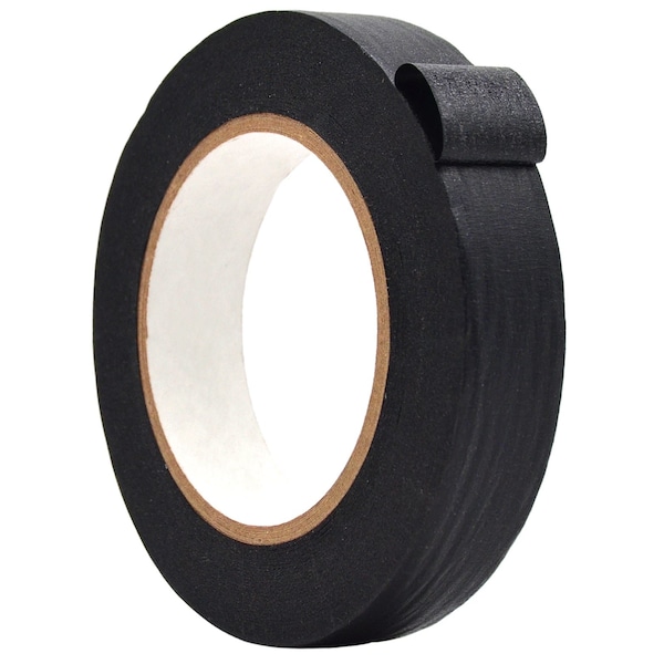 Wod Tape FPTC7 Printable Flatback Tape 1 in. x 60 yds. Black, 36PK WOD FPTC7-01000-36-60-BLA - main