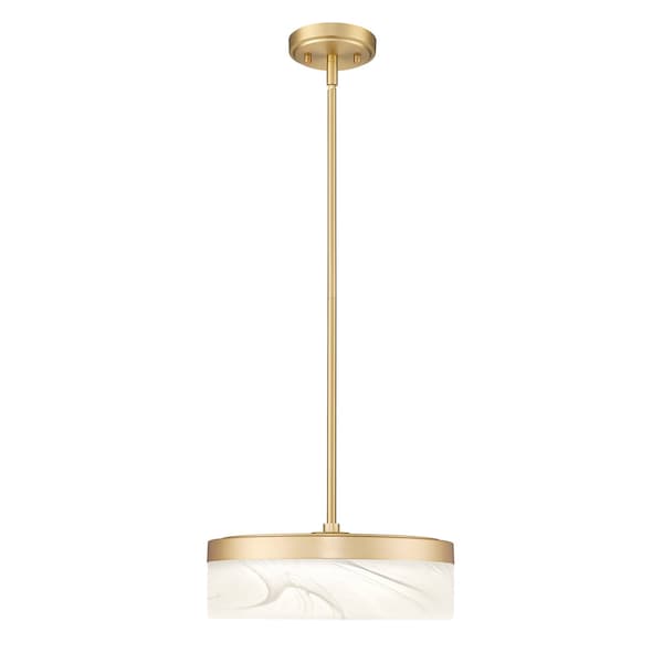 Z-Lite Renaud Modern Gold 1 Light Pendant 827P13-MGLD-LED - main