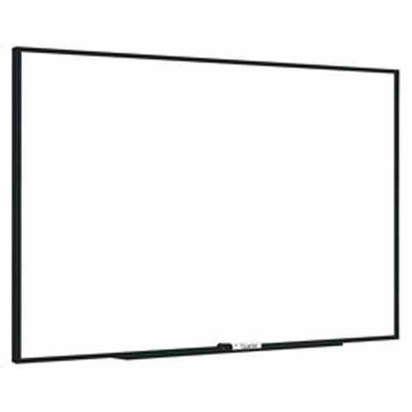 Quartet Dry Erase Board, Steel, 36 in, 48 in, Aluminum Frame, White, Gloss NA4836FB - main