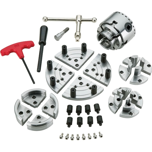 Grizzly 2-3/4" Wood Lathe Chuck Set T10808 - main