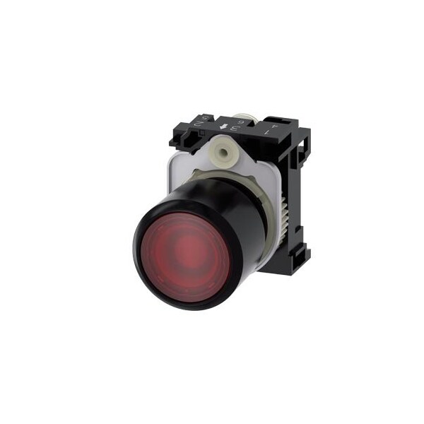 Siemens Pushbutton, compact, with extended stroke 12 mm, 22 mm, round 3SU1201-0EB20-0AA0-ZY11 - main