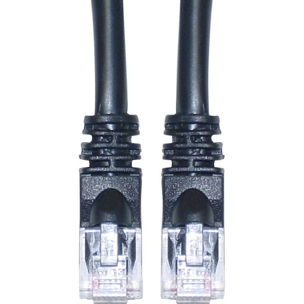 Cable Wholesale Cat6 Black Ethernet Patch Cable- Snagless Molded Boot- 5 foot 10X8-02205 - main