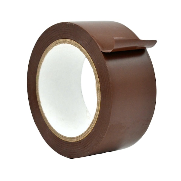 Wod Tape PVC, Dark Brown, 2 inch (48mm) W., 6 mil Thickness, 24 PK WOD VTC366-02000-24-36-DBR - main