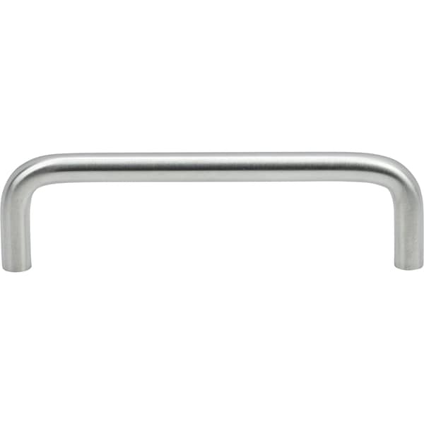 Designperfect 4'' Center-to-Center Wire Pull, Brushed Chrome, 10PK DPA10W5910BC - main