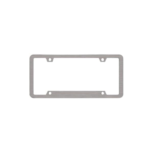Cruiser Accessories 15190 Neo Sport License Plate Frame; Brushed Nickel 15190 - main