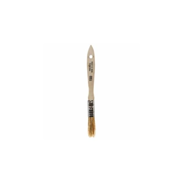 Linzer White Chinese Bristle Paint Brush, 1/4 in Thick x 1/2 in W, Wood Handle, 36PK 449-1500-1/2 - main