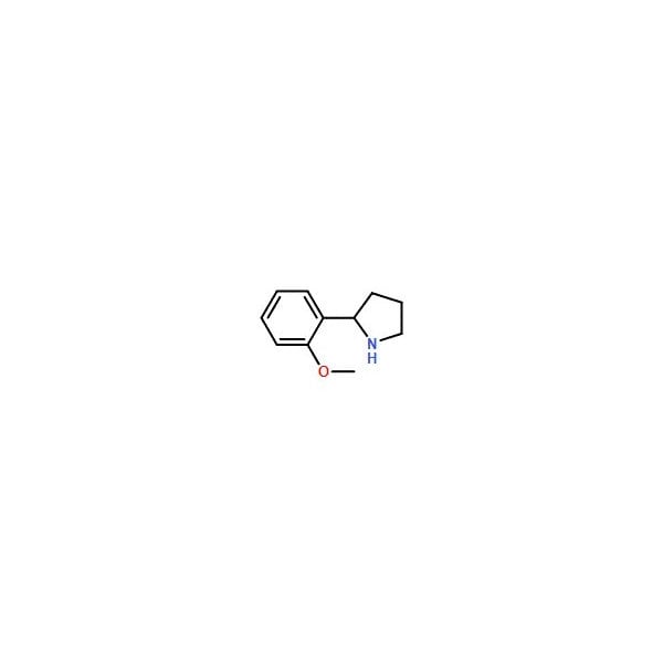 Ak Scientific 2-(2-Methoxy-phenyl)-pyrrolidine HCl (100mg), CAS 103857-96-1 7826AC-100mg - main