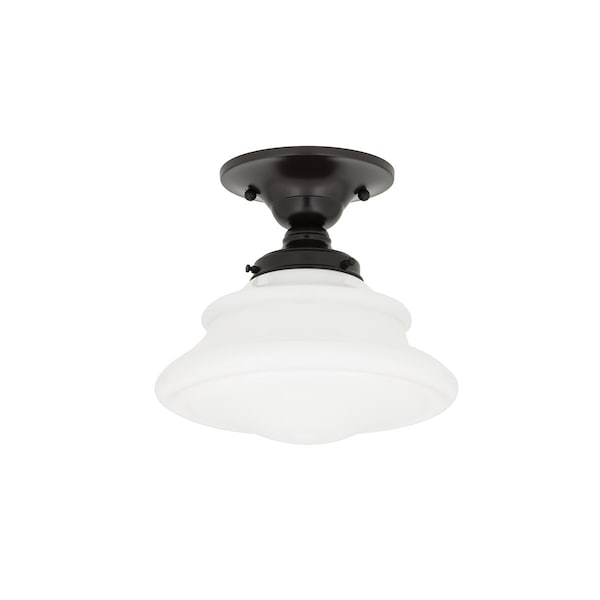 Hudson Valley Lighting Petersburg 1 Light Semi Flush 9.5 In. Old Bronze 3409F-OB - main