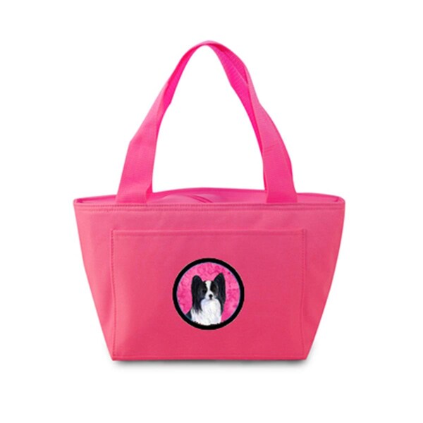 Carolines Treasures Pink Papillon Zippered Insulated School Washable And Stylish Lunch Bag Cooler SS4781-PK-8808 - main