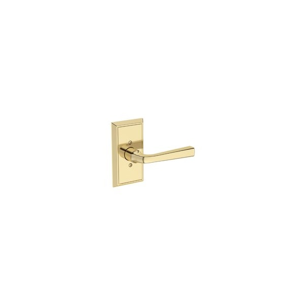 Baldwin Residential Door Levers Half Dummy Right Hand Non-Lacquered Brass HDKINHFR031 - main