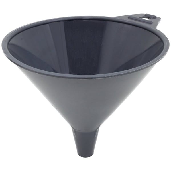 Flotool 0 Medium Funnel, 1 pt Capacity, HighDensity Polyethylene, Charcoal, 612 in H 5015 - main