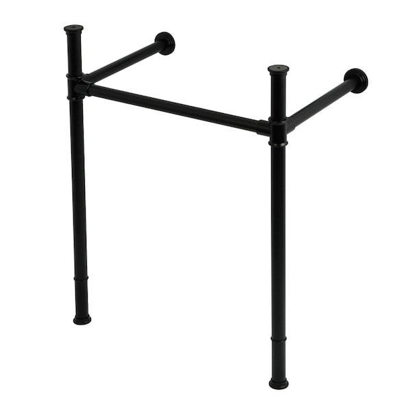 Kingston Brass Stainless Steel Console Sink Legs, Matte Black VPB36250 - main