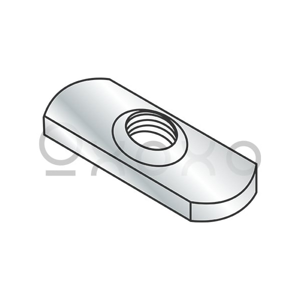 Oxoxo 8-32 Spot Weld Center Hole Tab Weld Nut Plain, 1000PK 285993 - main