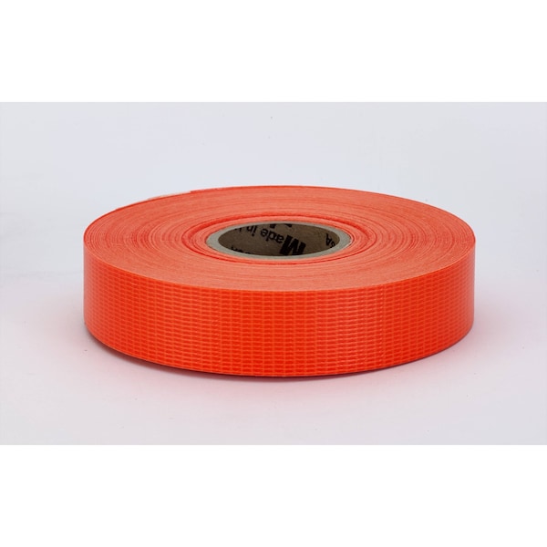 Mutual Industries Nylon Reinforced Fluorescent Barricade Tape 1in, 10PK 17772-145-1000 - main
