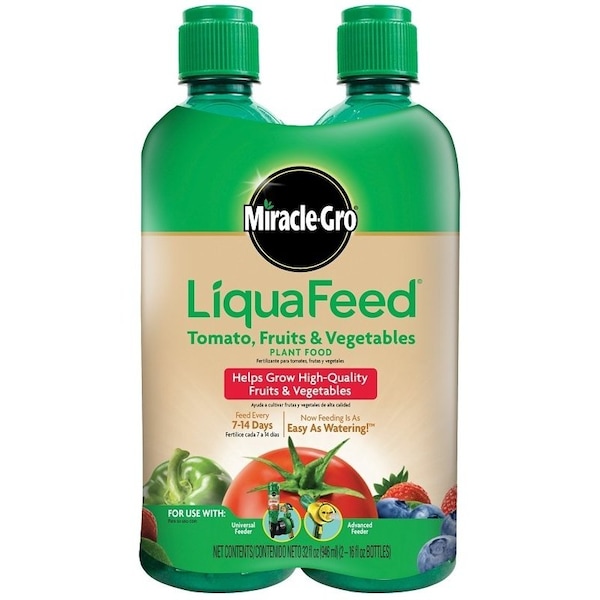 Scotts Miracle-Gro LiquaFeed Tomato/Fruit and Vegetable Plant Food, 16 oz Bottle, Liquid, 9-4-9 N-P-K Ratio 1004402 - main