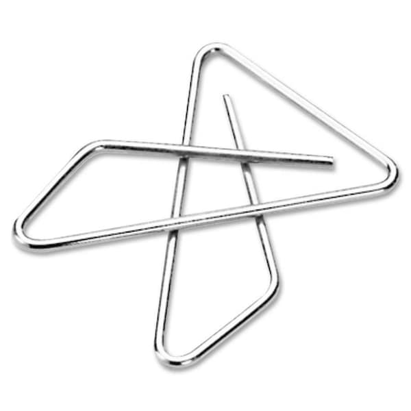 Acco Ideal Butterfly Clamps, Small, Silver, 50/Box 72620 - main