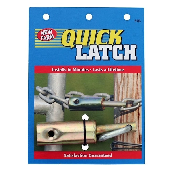 New Farm Quick Latch Gate Latch, Stainless Steel, For: 1/4 in Proof Chain WA - main