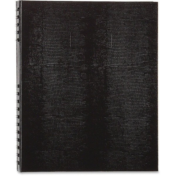 Rediform Notebook, Black, White REDA10150BLK - main